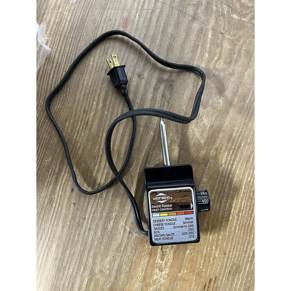 West Bend Electric Fondue Heat Control #6 1200 Watts E84820-78TW2010